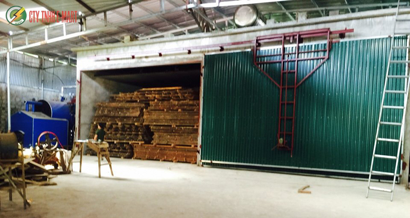 Cách sấy gỗ tươi được áp dụng nhiều nhất