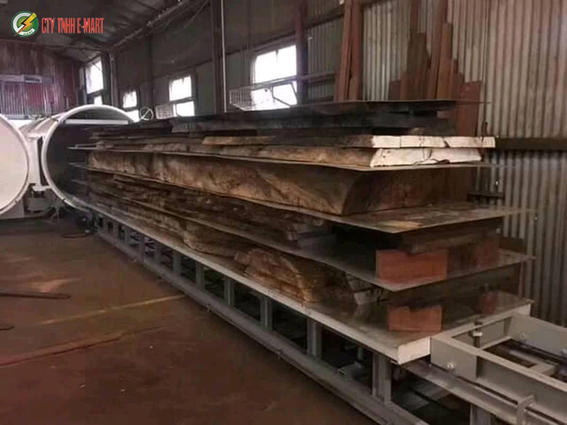 Nguyên lý hoạt động khi sấy gỗ hơi nước