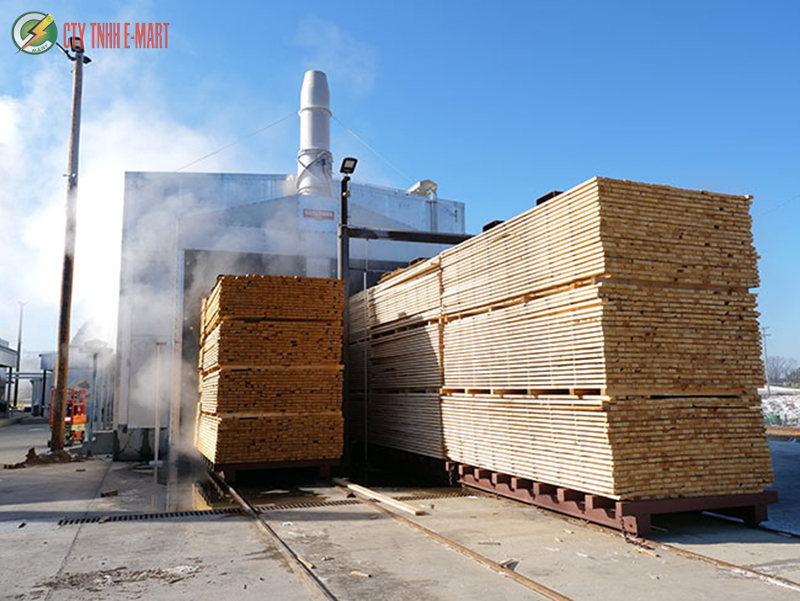 lò sấy gỗ