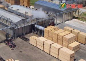 lò sấy gỗ hơi nước