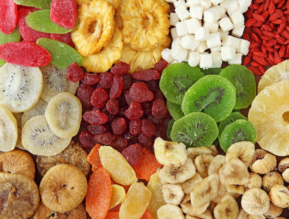 Sấy khô Trái cây để Giữ Màu sắc