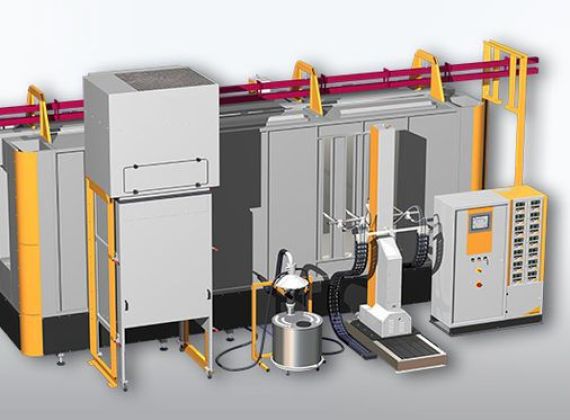 Lò sấy vi sóng trong ngành sơn công nghiệp