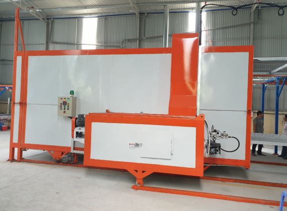 Lò sấy vi sóng trong ngành sơn công nghiệp